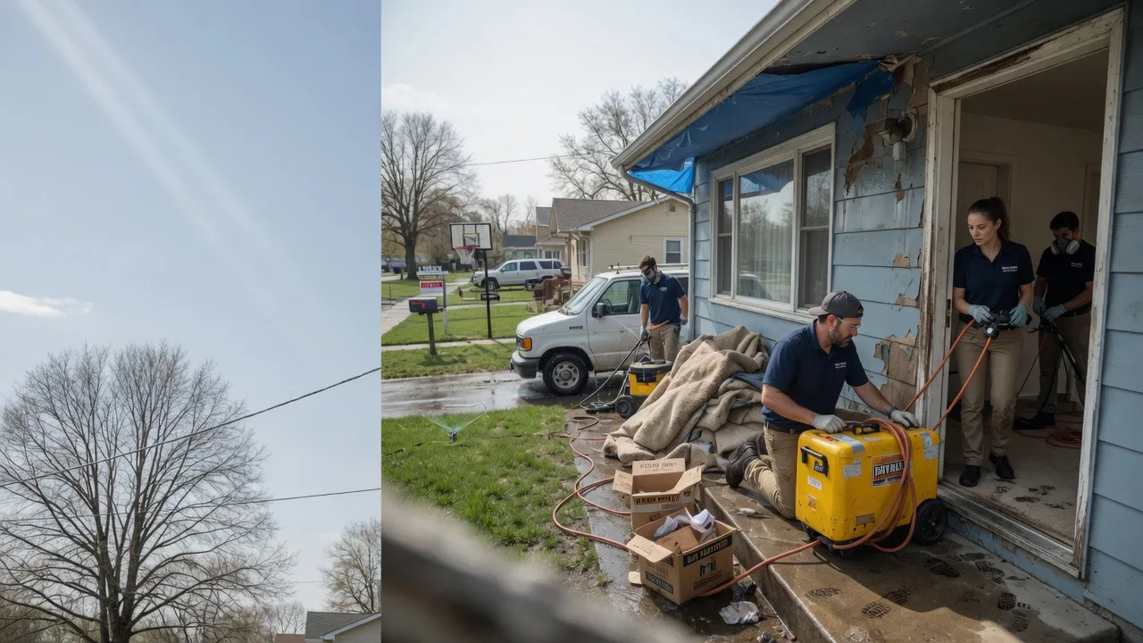 Basement Flood Cleanup in Moffit, ND near me